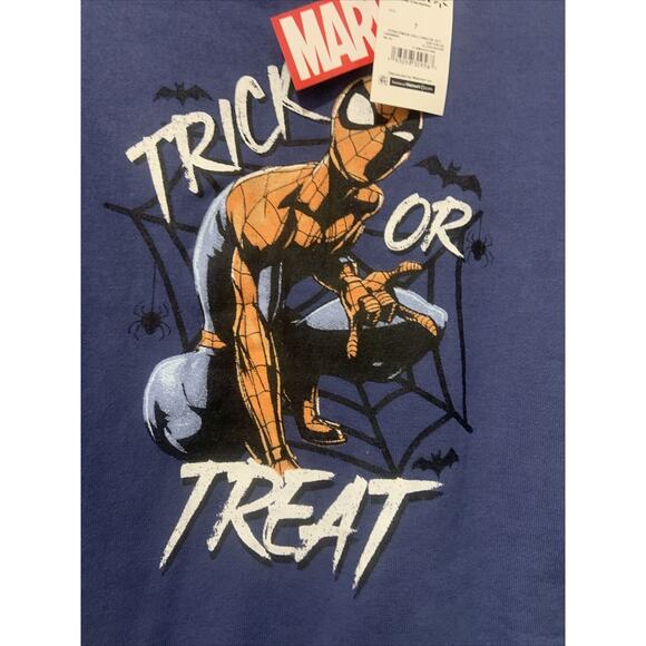 Spider-Man Boys Halloween Sweatshirt and Pant Set, 2-Piece, Size 7 New - Picture 5 of 8